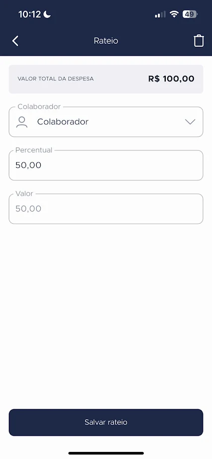 4.1 Selecione a pessoa com quem deseja dividir a despesa..webp